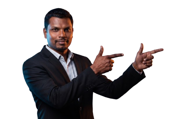 Sankara Subramanian hand sign